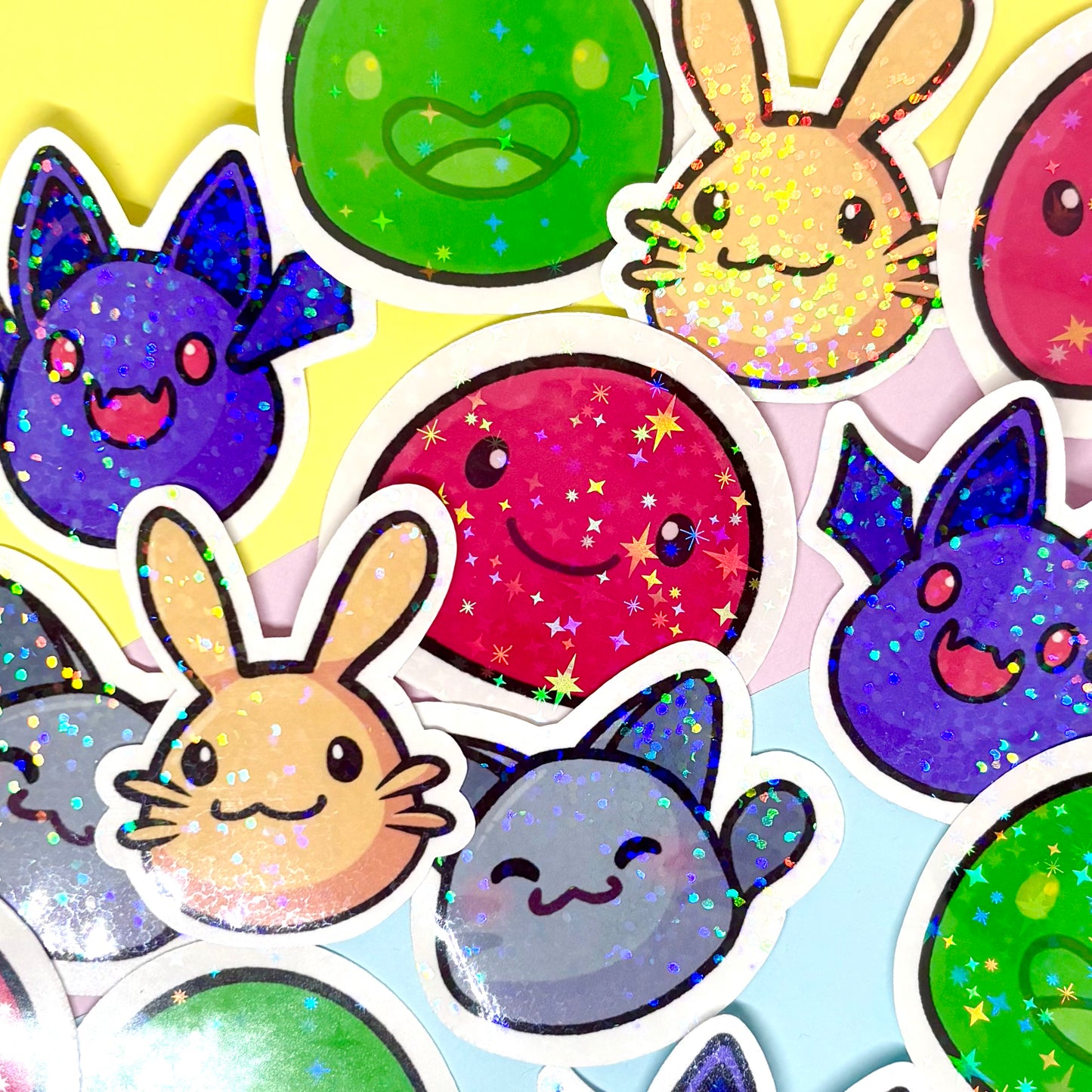 Sparkly slimes stickers