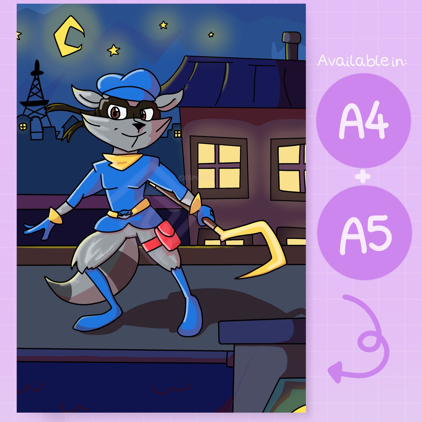 Super sneaky master thief print