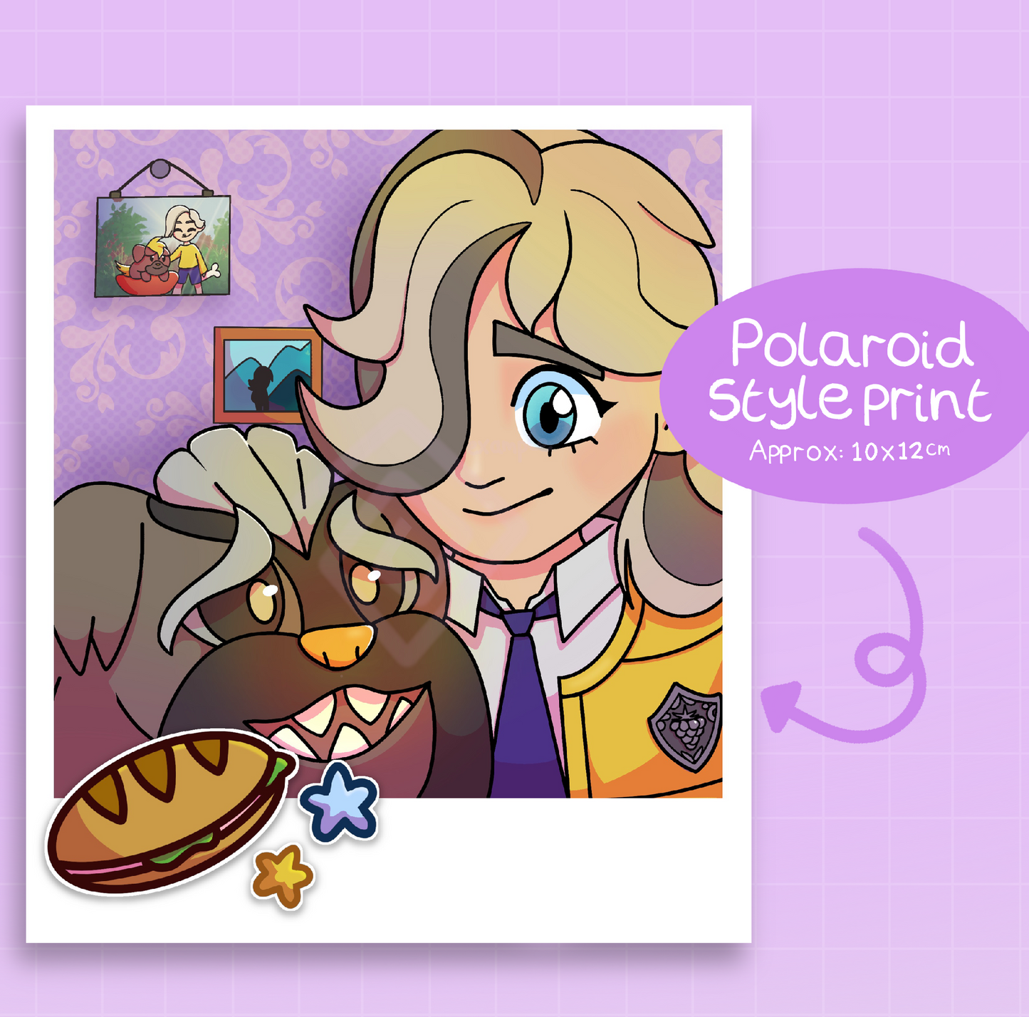 Arven Polaroid style print